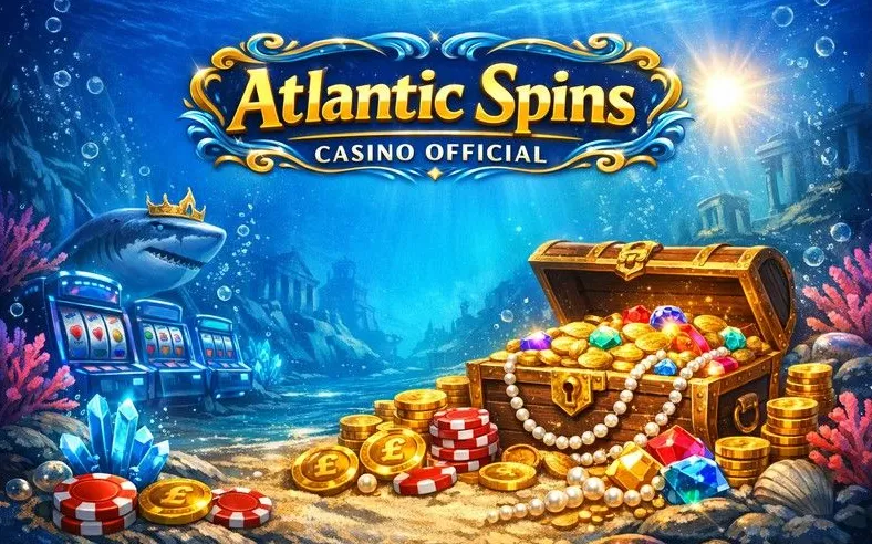 Atlantic Spins Casino UK homepage hero banner